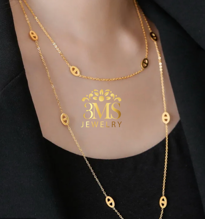 Dianne Necklace (Titanium steel)