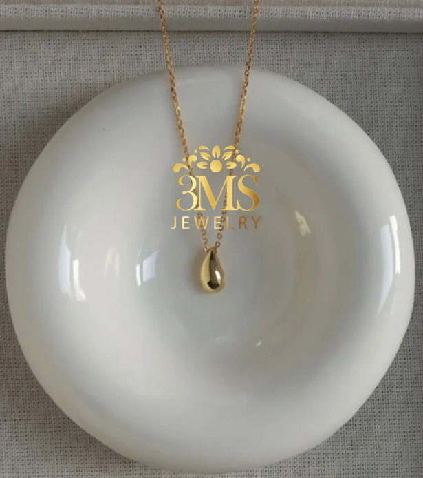 Rainier Droplet Necklace (Titanium steel)