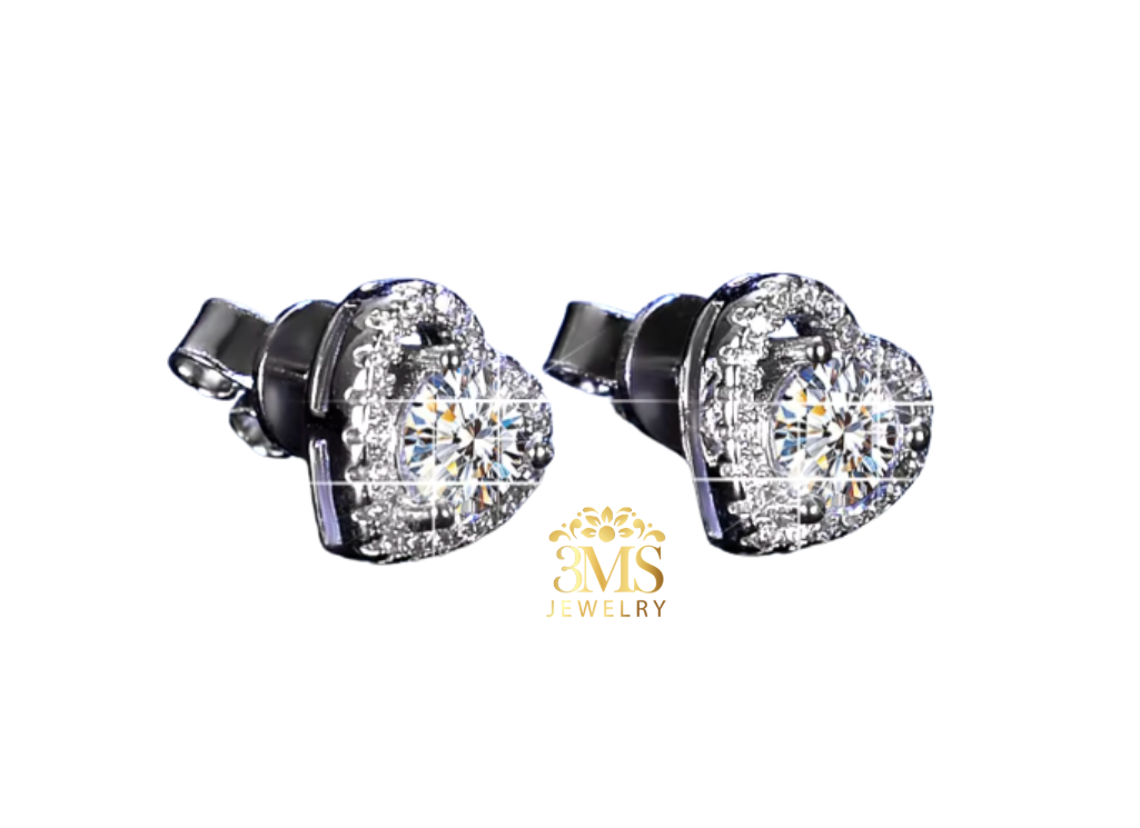 Arabella Moissanite Diamond Earrings 1.0 ct. (S925 sterling silver) Vermeil