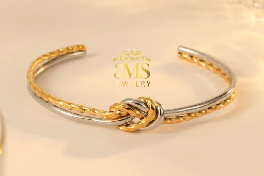 Ziva Bangle Bracelet (Titanium steel)