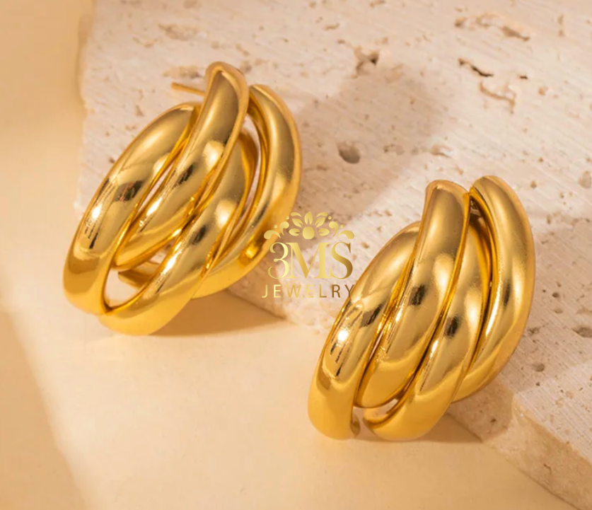 Liezel Earrings (Titanium steel)