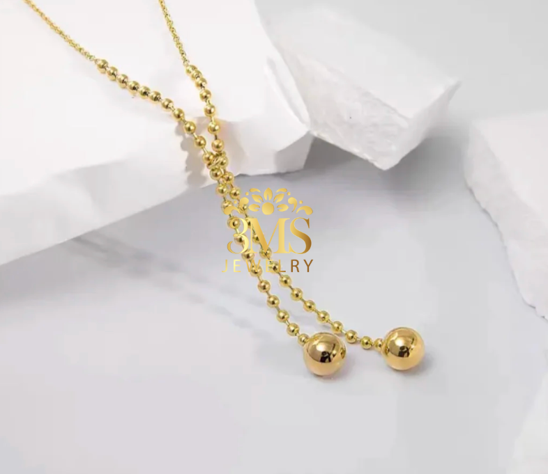 Natalie Necklace (Titanium steel)