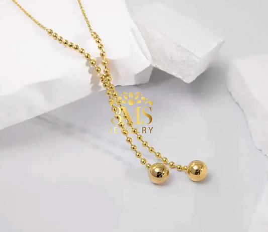 Natalie Necklace (Titanium steel)