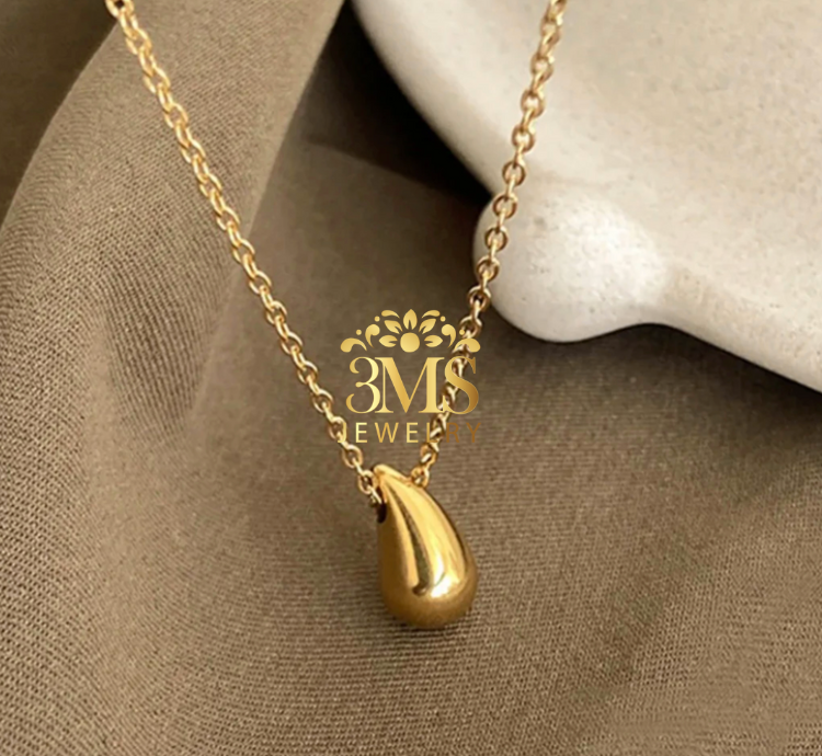 Rainier Droplet Necklace (Titanium steel)