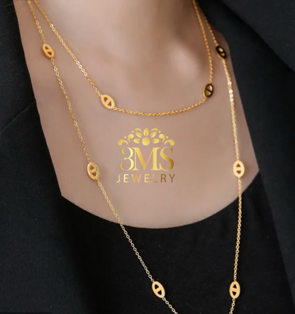 Dianne Necklace (Titanium steel)