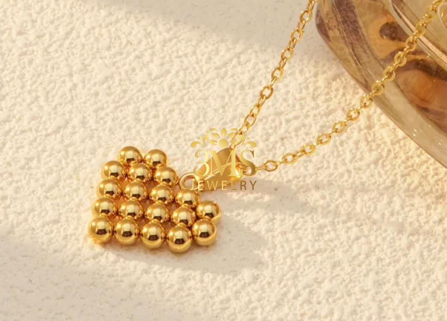 Thierry  Necklace & Earrings (Set) Titanium steel