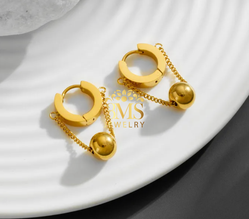 Macie Hoop Earrings (Titanium steel)