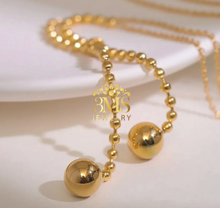 Natalie Necklace (Titanium steel)