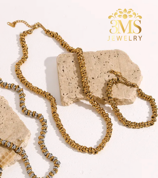 Amari Necklace (Gold)Titanium steel