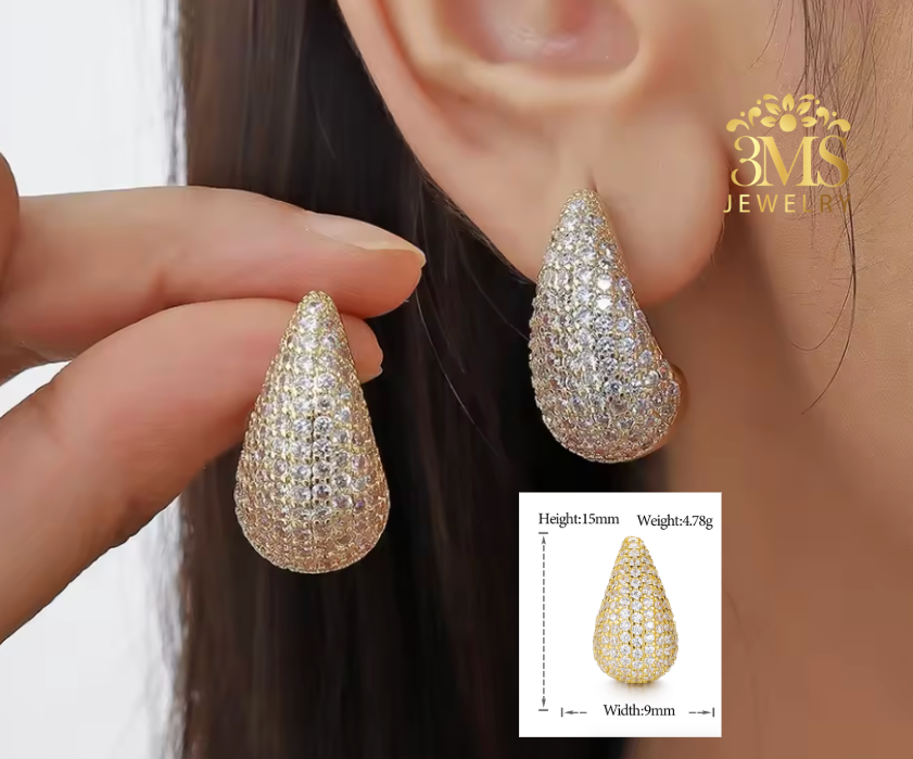 18K gold vermeil moissanite diamond 