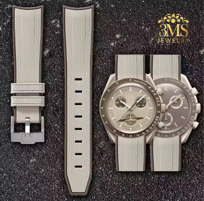 Premium Quality Omega X Moon-Swatch Speed-Master Silicon Strap