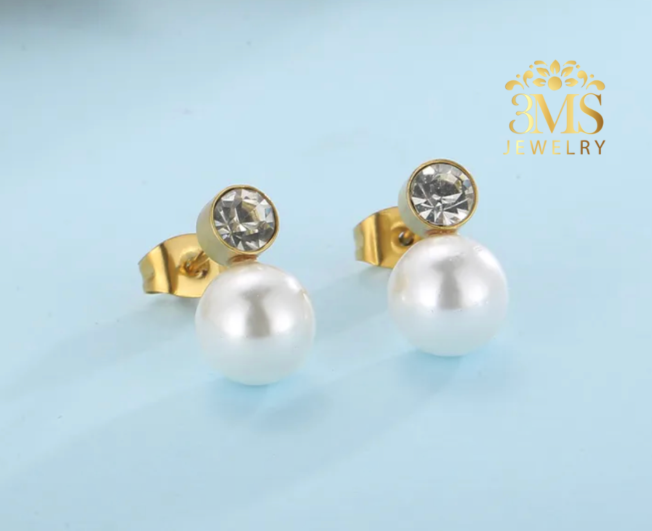 Galene Pearl Set (Titanium steel)