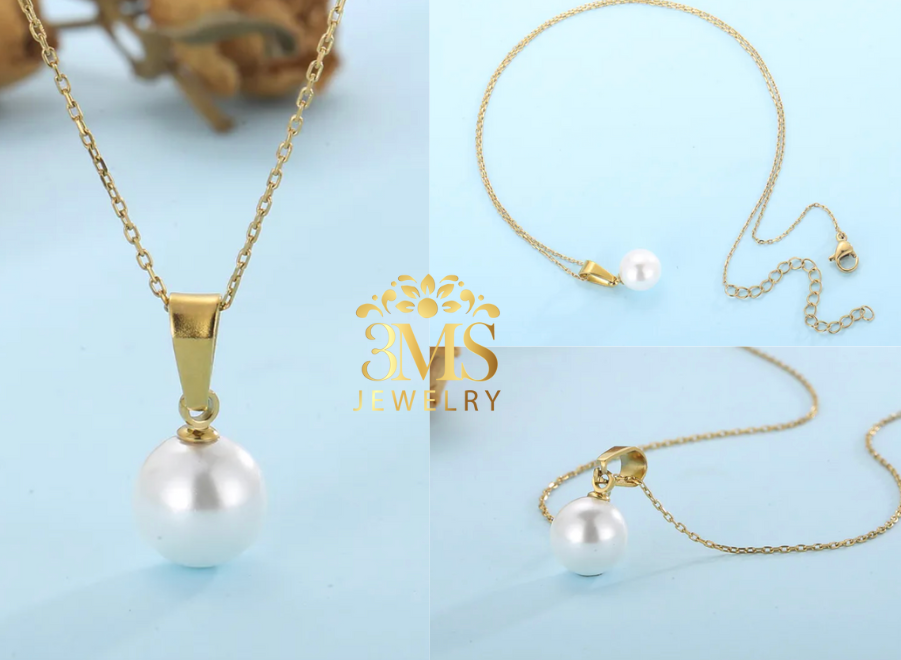 Galene Pearl Set (Titanium steel)