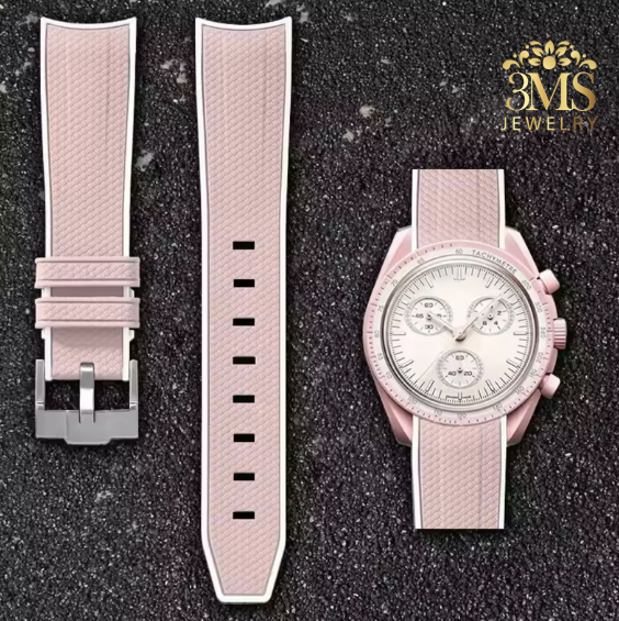 Premium Quality Omega X Moon-Swatch Speed-Master Silicon Strap