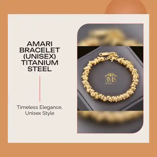 Amari Bracelet (Unisex) Titanium steel by@Outfy