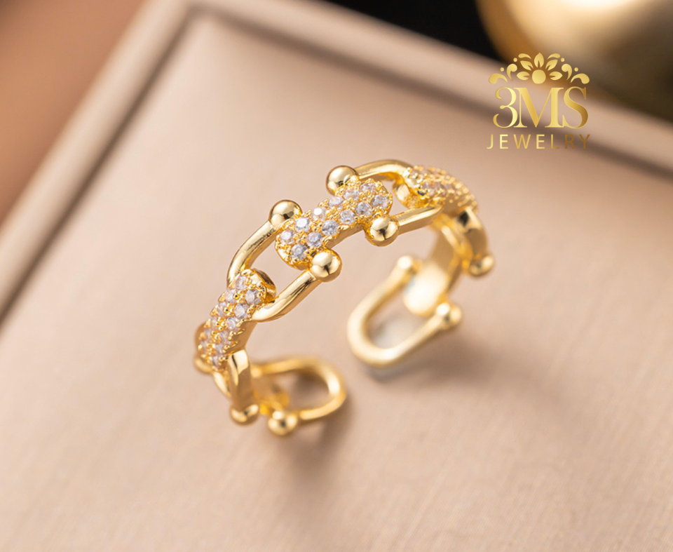 Silleine Link Open Ring (925 sterling silver)